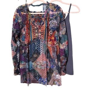 Johnny Was Mazzy Poet Blouse